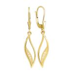 Brilio Módne náušnice zo žltého zlata 239 001 00856