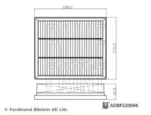 BLUE PRINT Vzduchový filter ADBP220094
