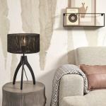 GOOD & MOJO Iguazu stolová lampa, trojnožka čierna