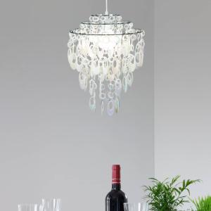 Svietidlo Lina, akrylový záves perleťovo biela