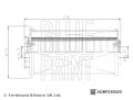BLUE PRINT Palivový filter ADBP230020