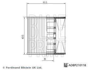 BLUE PRINT Olejový filter ADBP210118