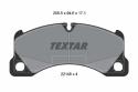 TEXTAR Sada brzdových platničiek kotúčovej brzdy 2214801