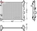 DENSO Chladič motora DRM46069