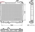DENSO Chladič motora DRM46074