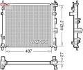 DENSO Chladič motora DRM46070