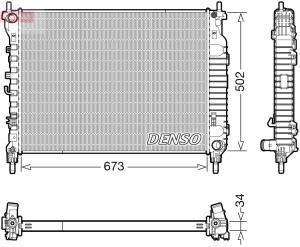 DENSO Chladič motora DRM20125