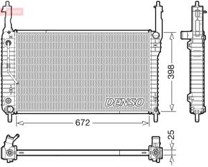 DENSO Chladič motora DRM20123