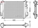 DENSO Chladič motora DRM23117