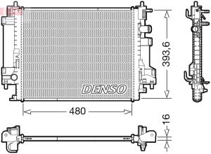 DENSO Chladič motora DRM23117