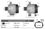 DENSO Alternátor DAN3009