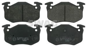 SWAG Sada brzdových platničiek kotúčovej brzdy 60 91 6189