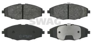 SWAG Sada brzdových platničiek kotúčovej brzdy 89 91 6341