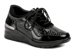 T.Sokolski J21-312 čierne dámske poltopánky na kline EUR 38