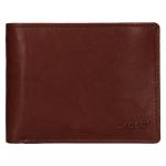 Lagen W-8053- BRN hnedá pánska kožená peňaženka