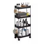 4 poschodový vozík Carles ORM15, čierny