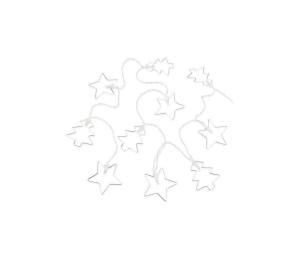 Markslöjd Markslöjd 705436 - LED Vianočná reťaz TRI 10xLED/2xAA 1,65m teplá biela