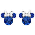 Disney Trblietavé strieborné náušnice kôstky Minnie Mouse ES00013SSEPL.CS