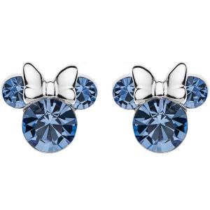 Disney Trblietavé strieborné náušnice kôstky Minnie Mouse ES00013SDECL.CS