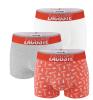 LACOSTE - boxerky 3PACK iconic cotton stretch Lacoste orange logo - limitovaná edícia