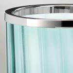 Stolová lampa Arno, zelená, leštený nikel