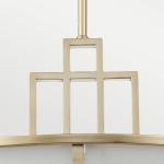 Závesné svietidlo Fusion, prírodná mosadz