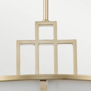 Závesné svietidlo Fusion, prírodná mosadz