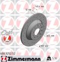 ZIMMERMANN Brzdový kotúč 600.3252.52