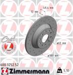 ZIMMERMANN Brzdový kotúč 600.3252.52