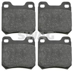SWAG Sada brzdových platničiek kotúčovej brzdy 40 91 6155