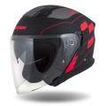 Cassida Jet Tech RoxoR čierna matná/červená fluo/šedá S (55-56)