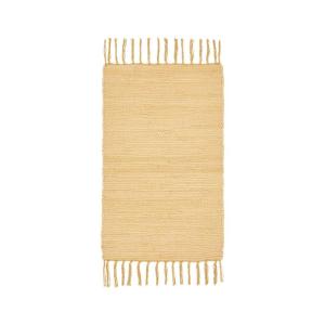 Tkaný Handričkový Koberec Julia, 60/90cm, Béžová