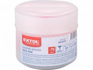EXTOL PREMIUM Vrták korunkový diamantový do karbobrúsky, 75mm