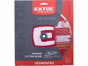 EXTOL PREMIUM Kotúč diamantový 180mm segmentový
