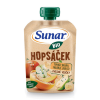 SUNAR Bio ovocná kapsička hopsáček mango banán hruška ovsené vločky 100 g