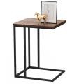 Bočný stolík Carles STL06, hnedý