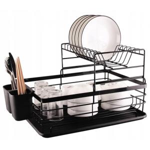 Odkvapkávač na riad Carles SU04CZ, čierný