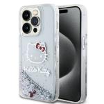 Hello Kitty Liquid Glitter Electroplating Head Logo Zadní Kryt pro iPhone 13 Pro Transparent