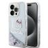 Hello Kitty Liquid Glitter Electroplating Head Logo Zadní Kryt pro iPhone 13 Pro Transparent