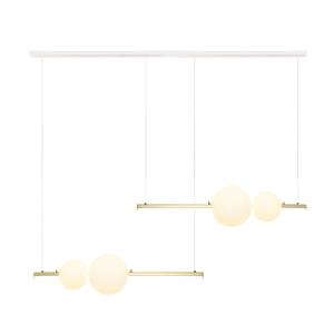 LED svietidlo 22235 105 cm zlatá/biela/opálová