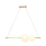 LED svietidlo 22108 2-pl. zlatá matná/opálová