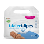 WATERWIPES 100% bio odbúrateľné obrúsky 4 x 60 ks