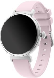 Wotchi AMOLED Smartwatch DM70 – Silver - Pink