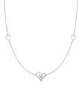 Preciosa Romantický strieborný náhrdelník Clarity s kubickou zirkóniou Preciosa 5386 00