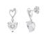 Preciosa Romantické strieborné náušnice Clarity s kubickou zirkóniou Preciosa 5387 00