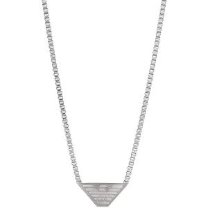 Emporio Armani Moderný oceľový náhrdelník s logom EGS2984040