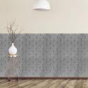 Samolepiace 3D panely s tehlovým vzhľadom RD26763, sivá 5ks