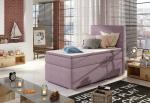 Expedo Čalúnená posteľ boxspring CORELA, 90x200, soro 65, pravá