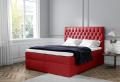 Expedo Čalúnená posteľ boxspring TOMIO + topper, 200x200, jasmine 60