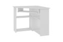 Expedo Písací stôl rohový ERICH, 80x74x80, biela